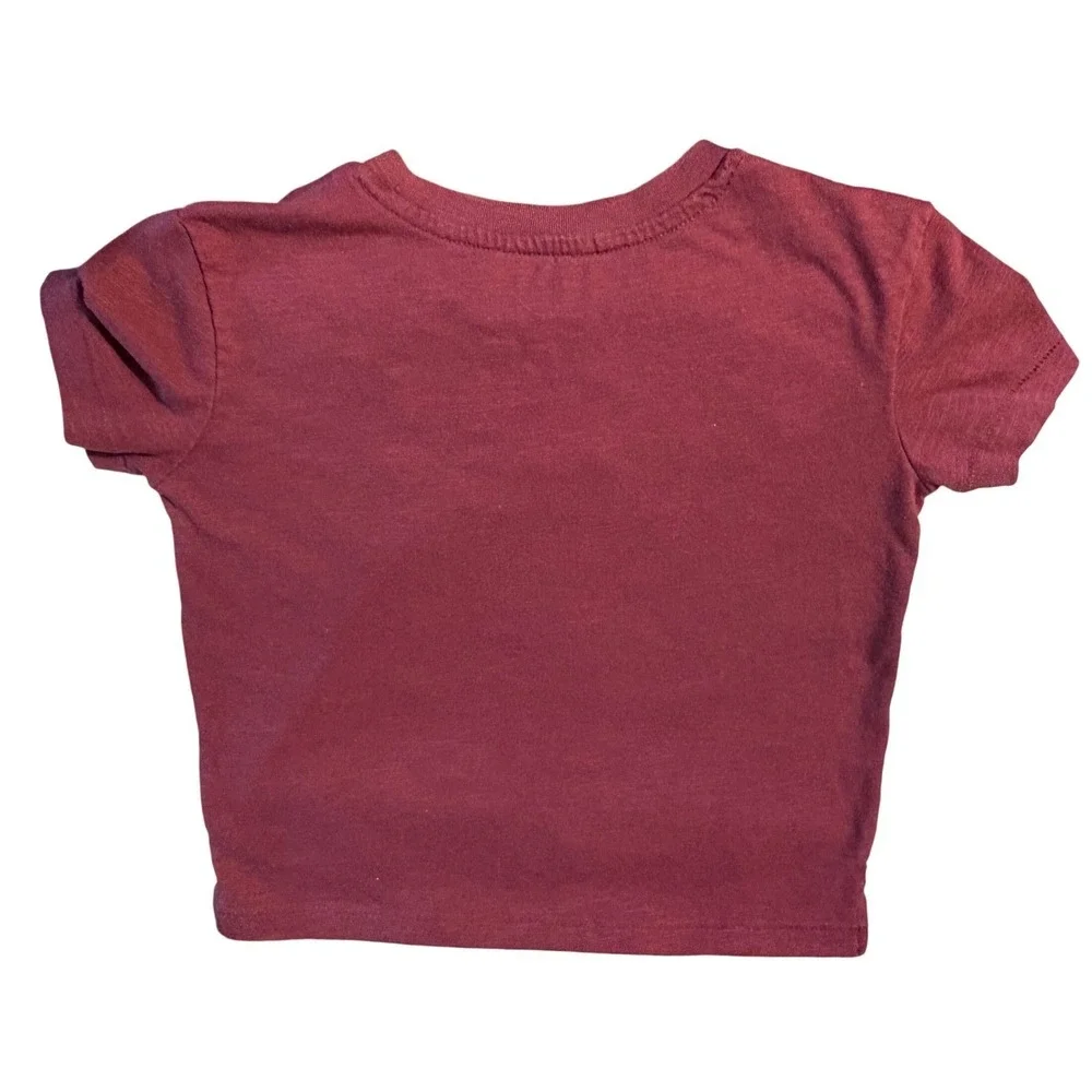 Harvard T Shirt Kids S (6-7) Gap‎ Maroon Future Harvard Tee Short Sleeve